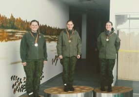 Ignalinoje vykusiose kariuomenės slidinėjimo varžybose dominavo kariai savanoriai - 1