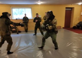 Karinės kovinės savigynos instruktoriaus kursą baigė ir Lietuvos policijos atstovas - 2
