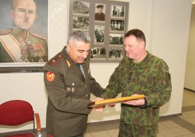 Deputy Chief of the General Staff of Armenia was interested in NCO training during a visit in... - 2