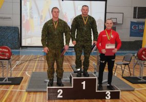 Lietuvos kariuomenės mokyklos taurės štangos spaudimo varžybos, skirtos Lietuvos Nepriklausomybės... - 4