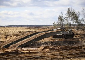 Tankų „Leopard 2A6“ ir pėstininkų kovos mašinų „Marder - 1