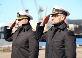 Štabo ir aprūpinimo laivui vadovauja naujas vadas  - 1