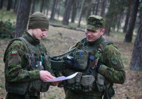 Būrių vadų žinių atnaujinimo ir suvienodinimo kursas Algirdo batalione - 1