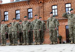 Inžinerijos batalione į mokymo misiją Ukrainoje išlydėti Lietuvos kariai - 4