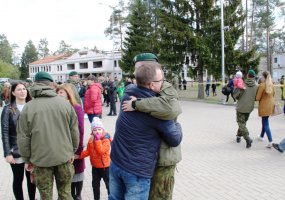 Kęstučio batalionas atsisveikino su ketvirtojo šaukimo kariais - 1