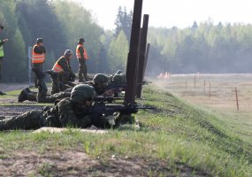 Vyko KASP Dariaus ir Girėno apygardos 2-osios rinktinės  geriausio pėstininkų skyriaus varžybos - 1