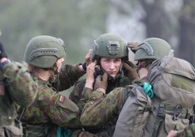 Vyko KASP Dariaus ir Girėno apygardos 2-osios rinktinės  geriausio pėstininkų skyriaus varžybos - 4