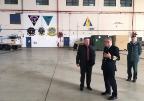Kariuomenės vadas gen. ltn. Jonas Vytautas Žukas su oficialiu vizitu lankosi Islandijoje  - 1