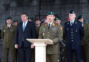 Kaune paminėtos pirmosios viešos Lietuvos kariuomenės priesaikos 100-osios metinės - 1