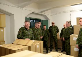 Logistikos valdybos štabe - kariuomenės vado vizitas - 1