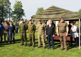Pėsčiųjų žygio, skirto partizanų vado Jono Žemaičio- Vytauto 110-osioms gimimo metinėms, metu... - 1