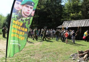 Pėsčiųjų žygio, skirto partizanų vado Jono Žemaičio- Vytauto 110-osioms gimimo metinėms, metu... - 3