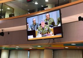 Lietuvos kariuomenės vadas Briuselyje dalyvavo Europos Sąjungos ir NATO karinių komitetų... - 4