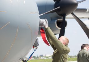Lietuvos kariuomenės Karinių oro pajėgų orlaivis C-27J Spartan dalyvavo tarptautinėse pratybose... - 4