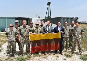NATO operacijoje Turkijoje dalyvaujančius Lietuvos karius aplankė šalyje reziduojantis Lietuvos... - 1