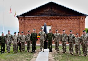 Deployment ceremony for troops before the Training Operation in Ukraine took place at the... - 1