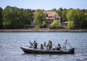Harbour protection exercise wrapped in Klaipėda - 1