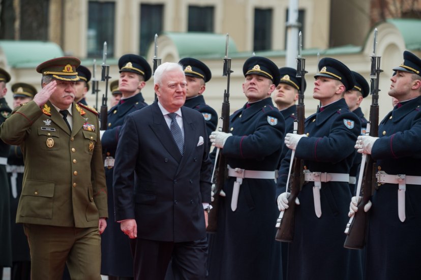 Chief of Defence of Lithuania Lt Gen Jonas Vytautas Žukas on a formal visit in Iceland