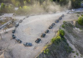 Mokymai „Geležinis Vilkas 2019“ intensyvėja: į poligoną Pabradėje atvykę pratybų dalyviai pradėjo... - 2