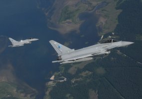 Baigėsi Baltijos regiono oro erdvėje NATO šalių ir partnerių pratybos „Ramšteino lydinys 2019-2“ - 2