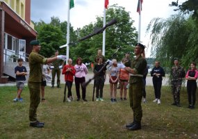 Lietuvos kariuomenė kartu su Pabradės bendruomene organizavo vasaros stovyklą moksleiviams - 4