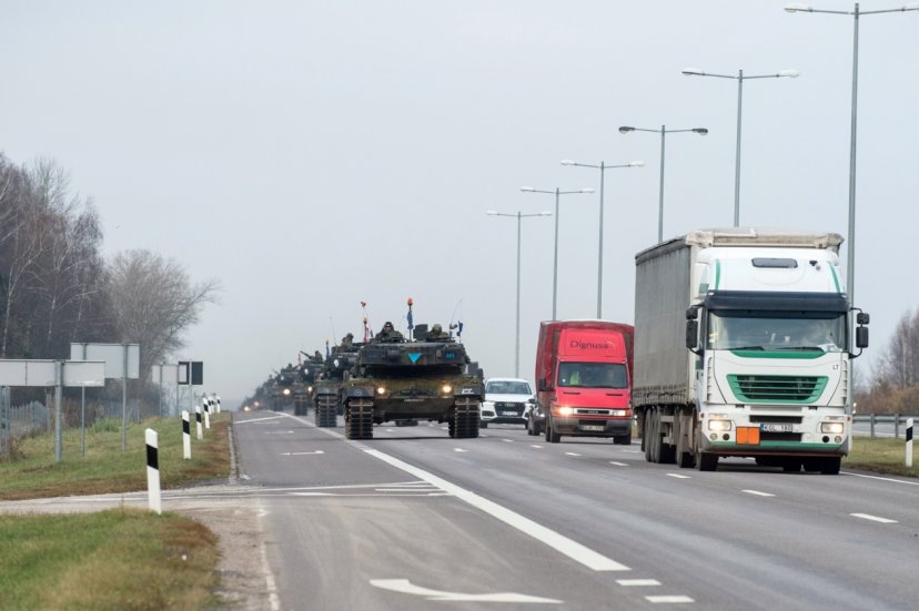 Multinational Exercise Iron Wolf to begin on Saturday: tanks, armoured vehicles, artillery...