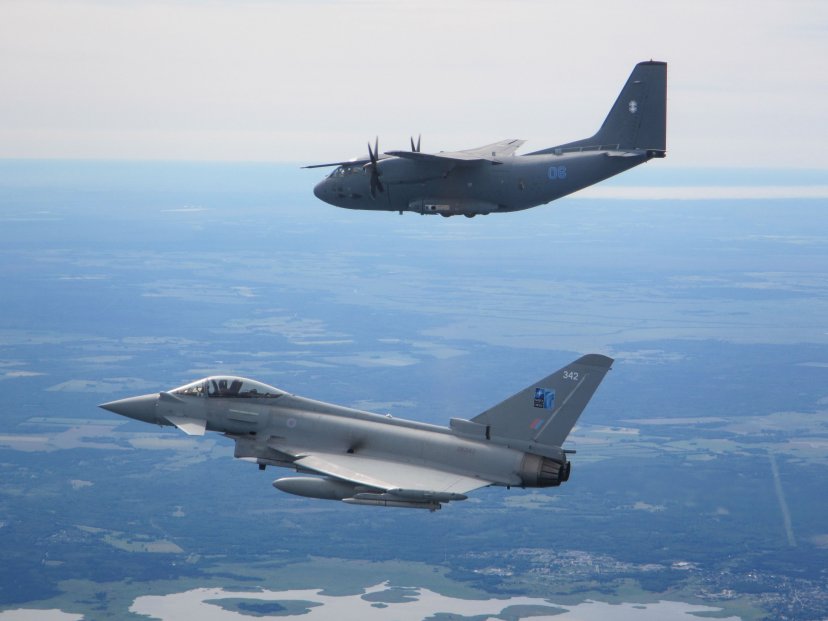 Baigėsi Baltijos regiono oro erdvėje NATO šalių ir partnerių pratybos „Ramšteino lydinys 2019-2“