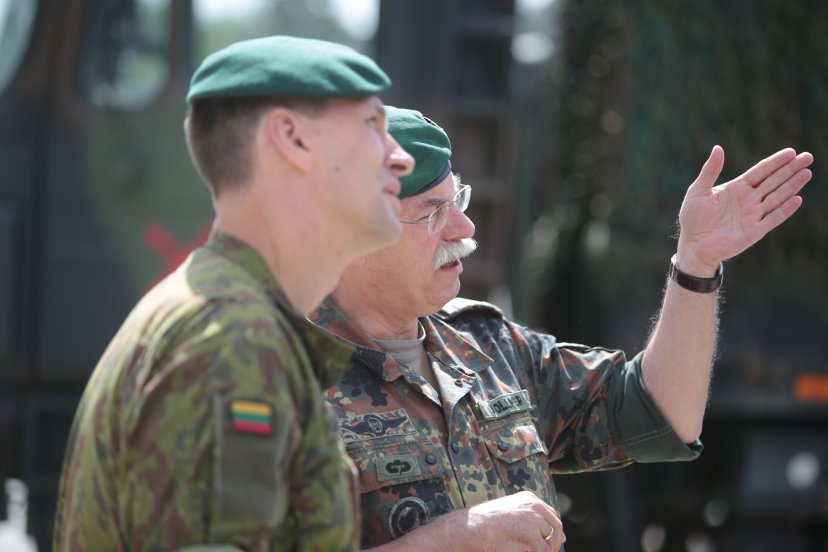 Lietuvoje lankėsi Vokietijos kariuomenės Sausumos pajėgų vadas 