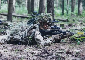 Kairių  poligone –  Jungtinių ekspedicinių pajėgų  pratybų „Baltic Protector“ etapas   - 1