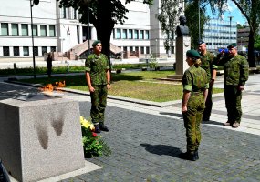 Kariuomenės vadas lankėsi Kauno karinėje įguloje - 2