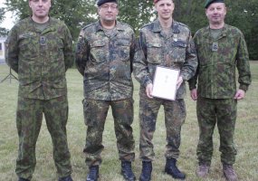 Brg. gen. V.Tamošaitis lankėsi Vokietijos divizijos štabe - 2