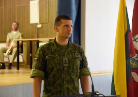 Lietuvos kariuomenės Gynybos štabui vadovauja brigados generolas Gintautas Zenkevičius - 4