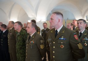 Lietuvos kariuomenės vyriausiuoju puskarininkiu paskirtas seržantas majoras Remigijus Katinas - 2