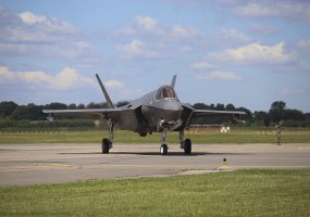 First time in the history of Lithuania, F-35A fifth-generation fighter aircraft landed at Šiauliai - 2