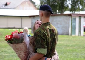 Oro gynybos batalionas išleido į atsargą 5-ąją šauktinių laidą - 4