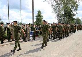 Oro gynybos batalionas išleido į atsargą 5-ąją šauktinių laidą - 6