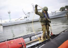 Baigėsi tarptautinės narų išminuotojų pratybos  - 4