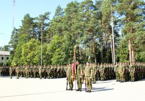 Lietuvos Respublikai prisiekė Kęstučio bataliono kariai - 1