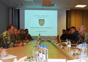 Command of the Ukrainian General Staff visited Vilnius - 1