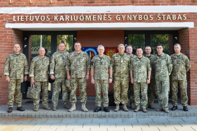 Command of the Ukrainian General Staff visited Vilnius