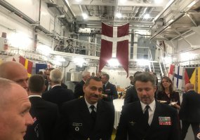 Karinių jūrų pajėgų vadas lankosi Karinių jūrų ir oro pajėgų sistemų bei technologijų parodoje ir... - 1