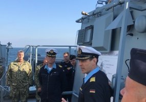 Karinių jūrų pajėgų vadas dalyvauja pratybų ,,Šiauriniai krantai“ svečių dienoje - 2
