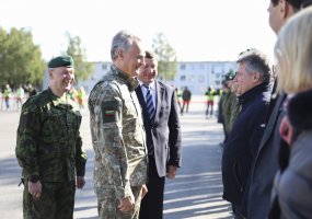Lietuvos Respublikos Prezidentas Gitanas Nausėda aplankė karinius dalinius Rukloje  - 6