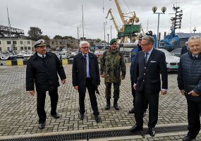 Vokietijos karinių jūrų pajėgų povandeninis karo laivas „U-31“ prisišvartavo Klaipėdos jūrų uoste - 1
