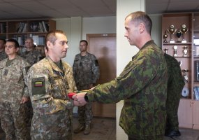 Lietuvos kariai išlydėti į Ukrainą  - 1