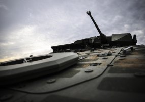 Pėstininkų kovos mašinos “Vilkas” naikino taikinius Pabradės poligone  - 3