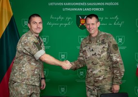 Cooperation agreements between the Lithuanian Land Force and the Pennsylvania National Guard to... - 3