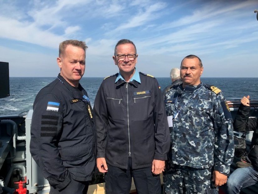 Commander of the Lithuanian Navy attended DV Day of Exercise Northern Coasts