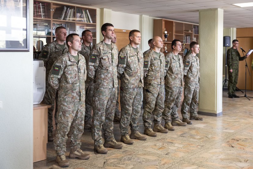 Lithuanian soldiers deployed to Ukraine