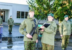 „Saulės mūšio“ rikiuotės aikštėje prisiekė NPPKT kariai - 4